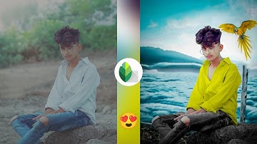 Creative Background Change Tricks in Snapseed App | Snapseed free editing video [Niraj Editz]