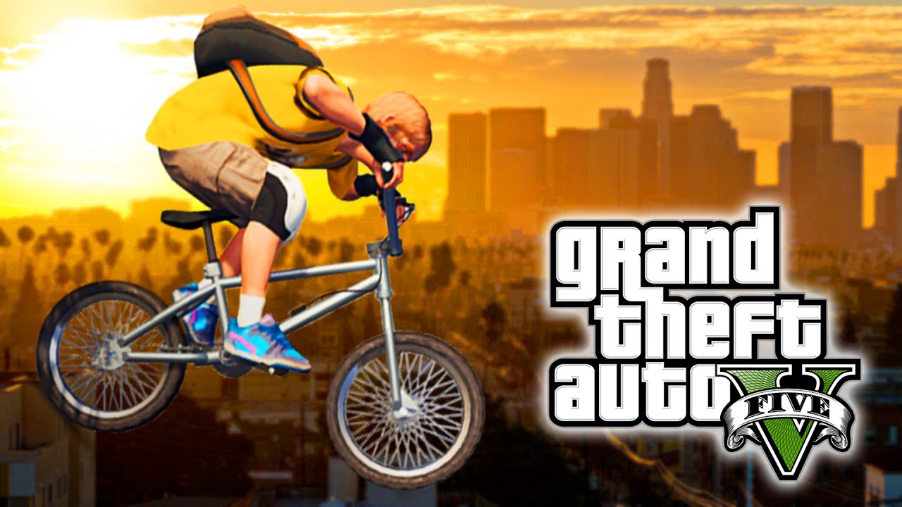GTA 5 EPIC FREESTYLE BMX STUNTS! (GTA V Stunt Montage)
