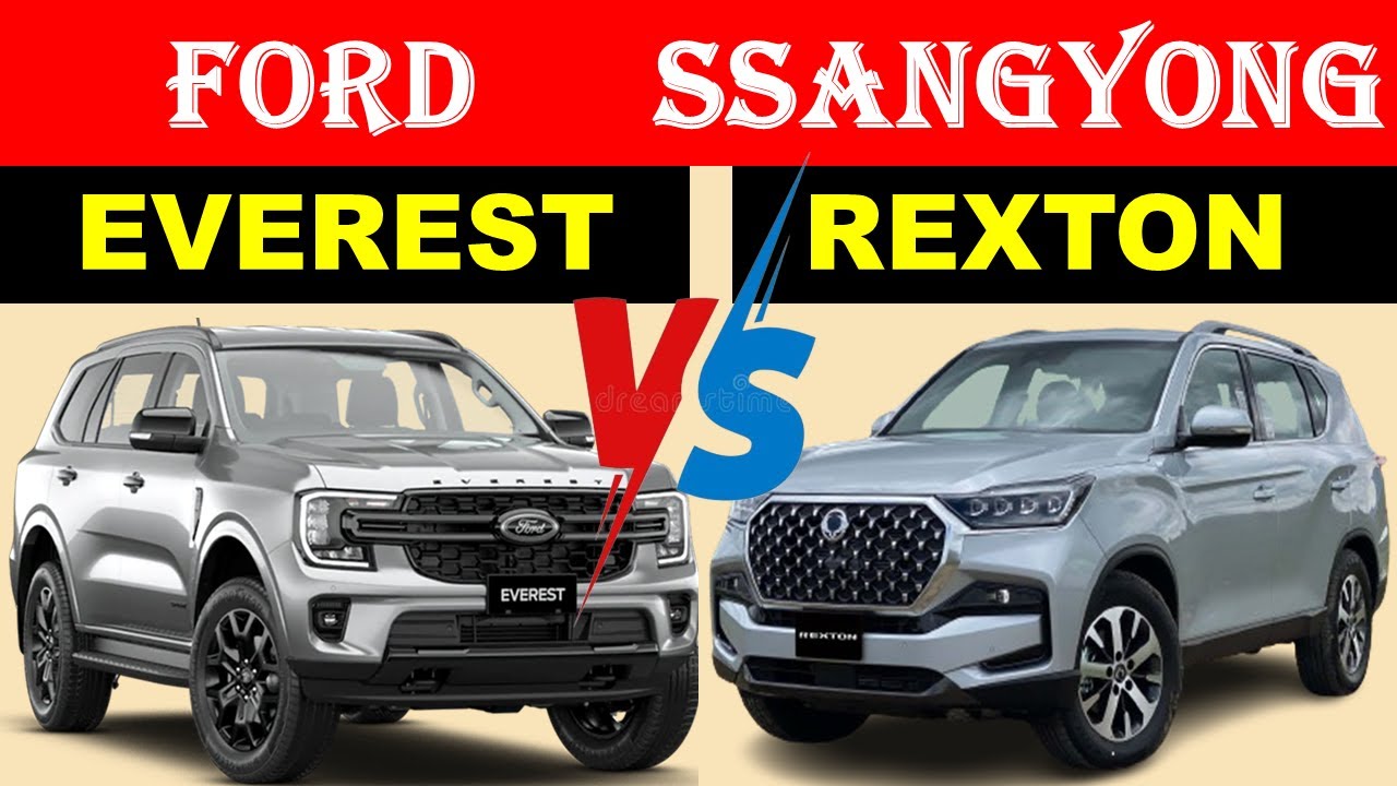 Ford Rexton ALL NEW Ford EVEREST Vs ALL NEW Ssangyong REXTON | Which One Is Better ...