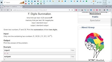 Codeforces  Sheet  1 Problem  F | Digit Summation | problem solving  Problem  F problem solution