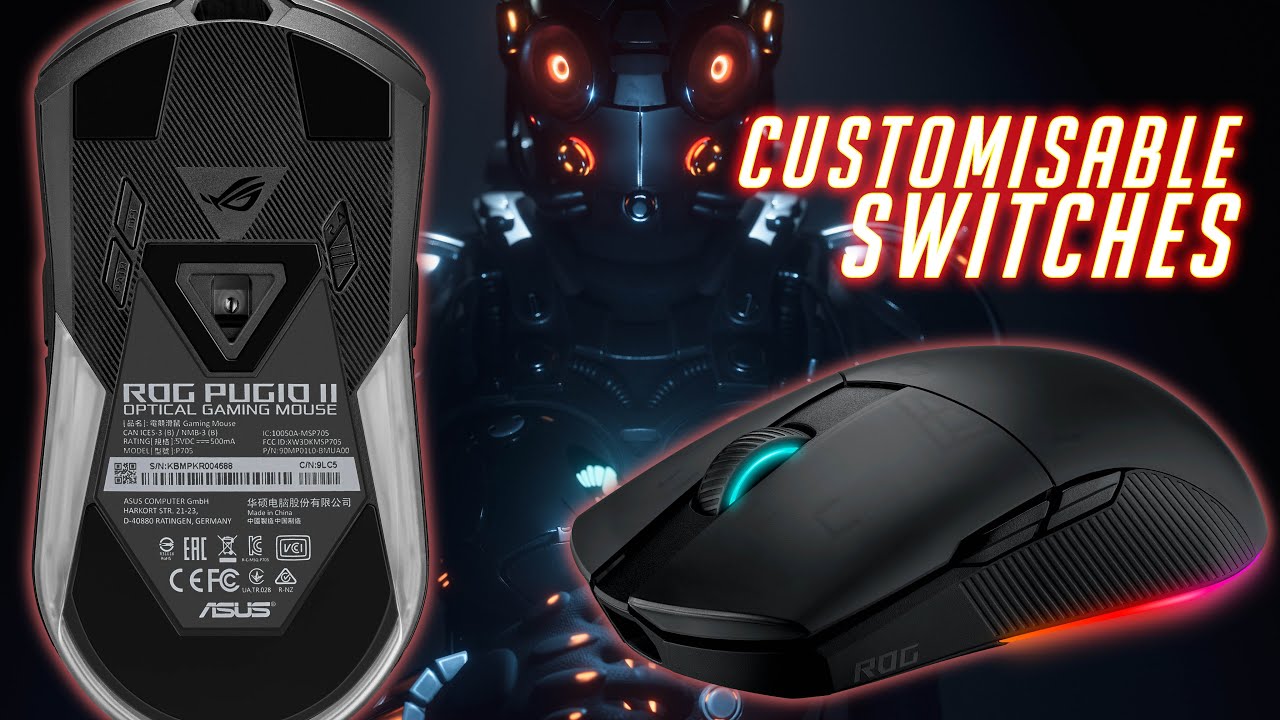 Asus ROG Pugio II Review - Customisable switches! - YouTube