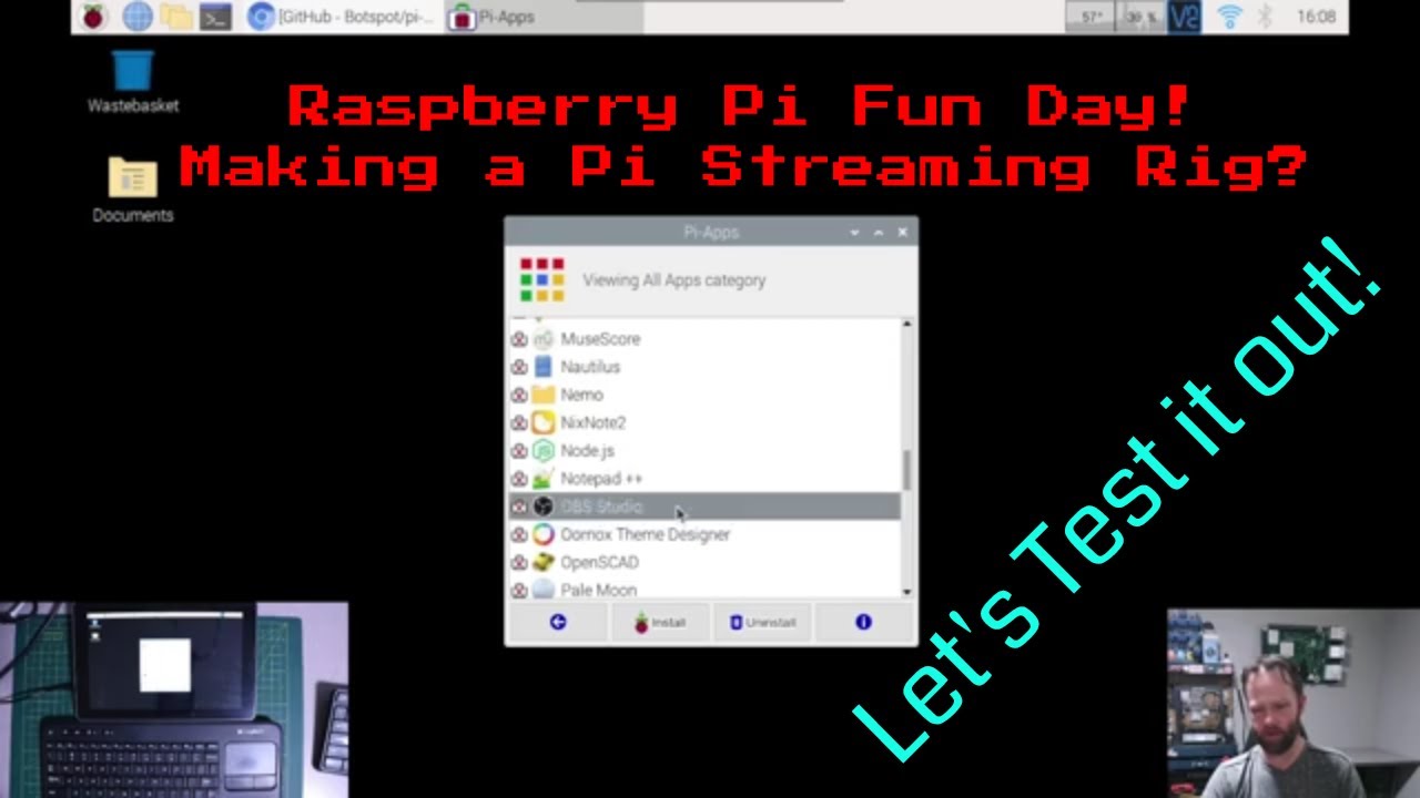 Raspberry Pi Fun Day! Making a Pi Streaming Rig? - YouTube