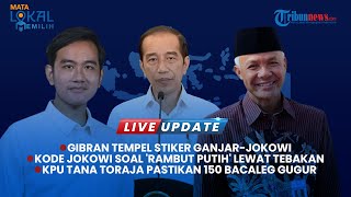 🔴LIVE: Gibran Bagikan Stiker Ganjar ke Rumah Warga | Jokowi Beri Tebakan 'Rambut Putih', Kode Apa?