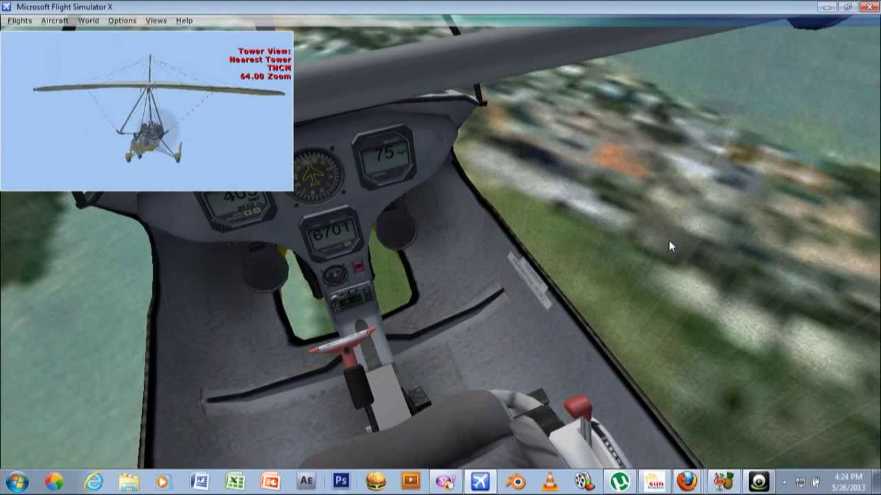 flight simulator x part 5 aircreation take ultralight take off