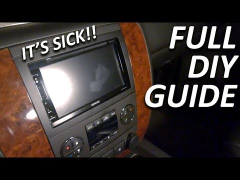 Installing an Aftermarket TOUCHSCREEN Radio in a 2007-2014 Suburban/Yukon!! Kenwood DDX How-To