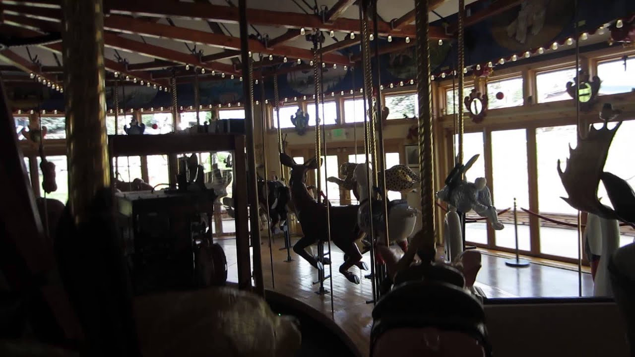 The Carousel of Happiness with my aunt