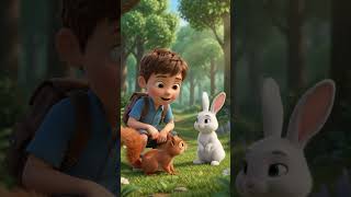 🐰 The Boy, Rabbit & Squirrel | A Magical Forest Adventure! 🌳🐿️✨