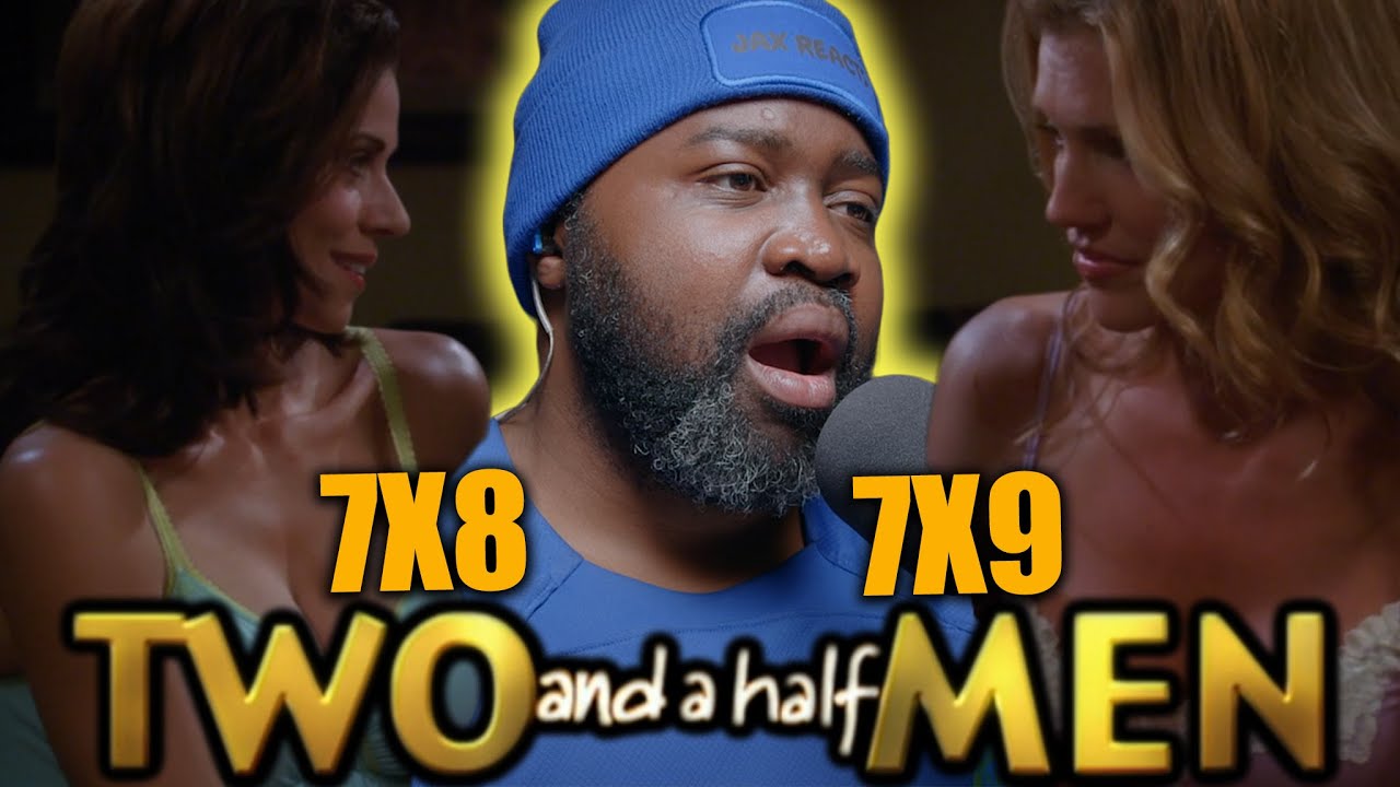 Реакция на «Два с половиной человека» 7X8 и 7X9! Первый просмотр