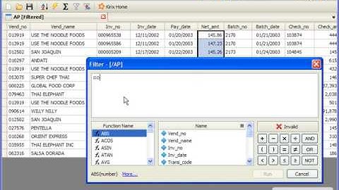 Kirix Strata Tutorial: Filtering Data