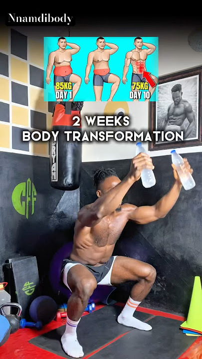 2 weeks body transformation✨ try it and watch your body transform #bodytransformation #loseweight