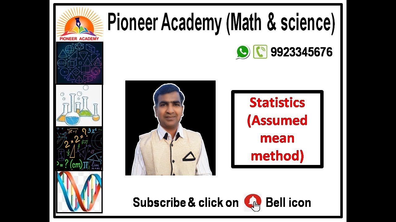 Statistics assumed mean method | Assumed mean method | Assumed mean method class 10 | 2020