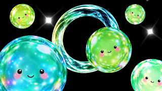 Baby Sensory Green Bubbles 💚✨ Colors & Fun for Babies