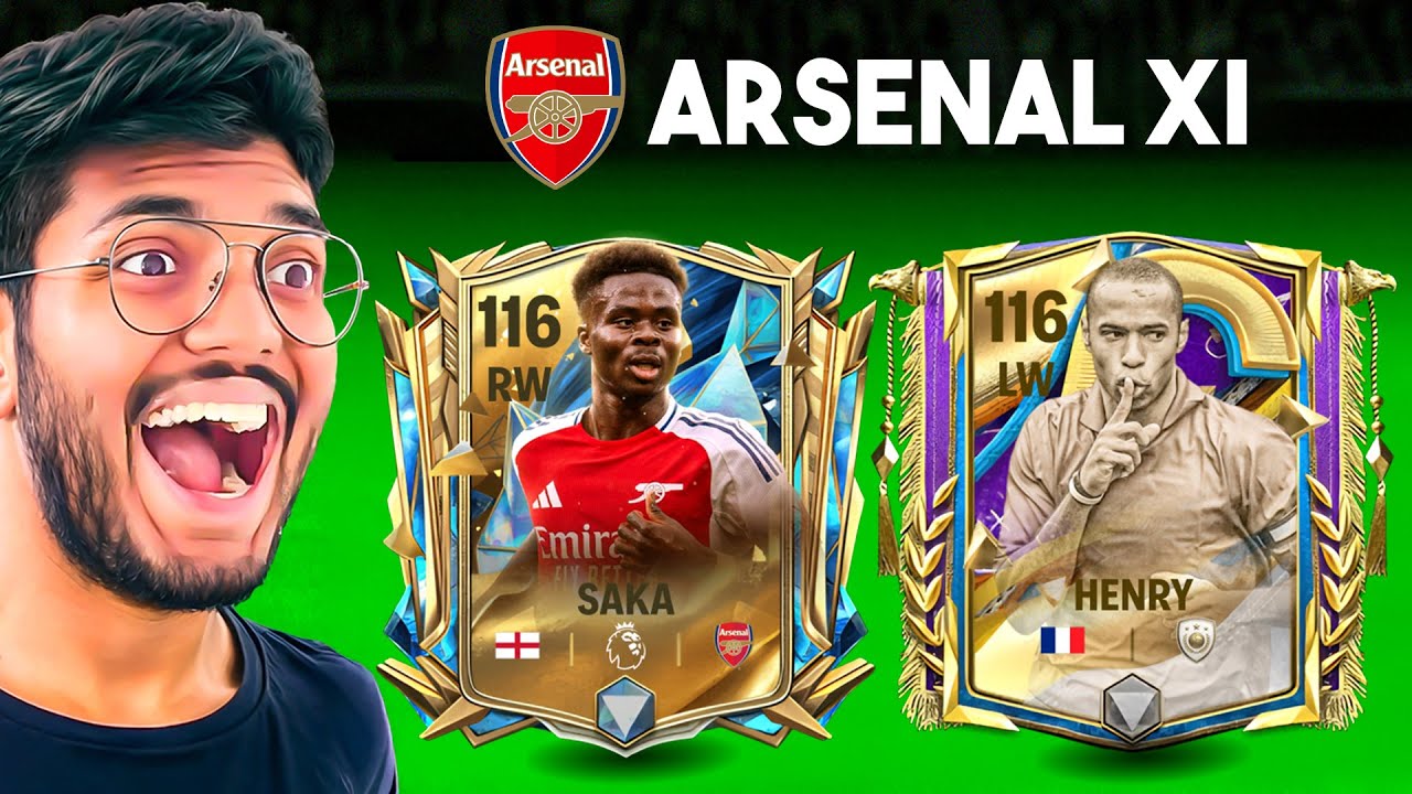 Highest Rated ARSENAL Squad in FC MOBILE! - YouTube
