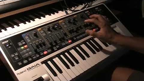Roland Gaia Tutorial 3 - Motion Animated Sweep - Subtractive Synthesis