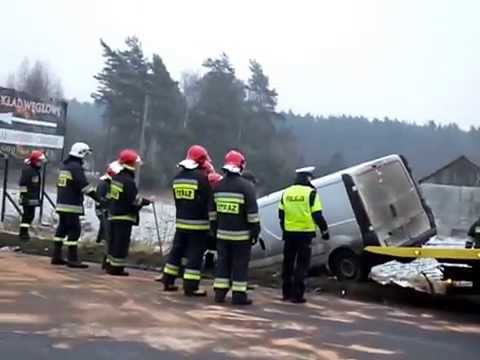 Wypadek Brzeg Dolny - Radecz 5.02.15 - YouTube