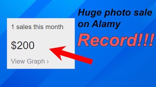 One huge Stock photo sale on Alamy.  Record!