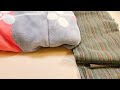 着物と毛布で半纏を作ります♪要らないものでもアッタカイ