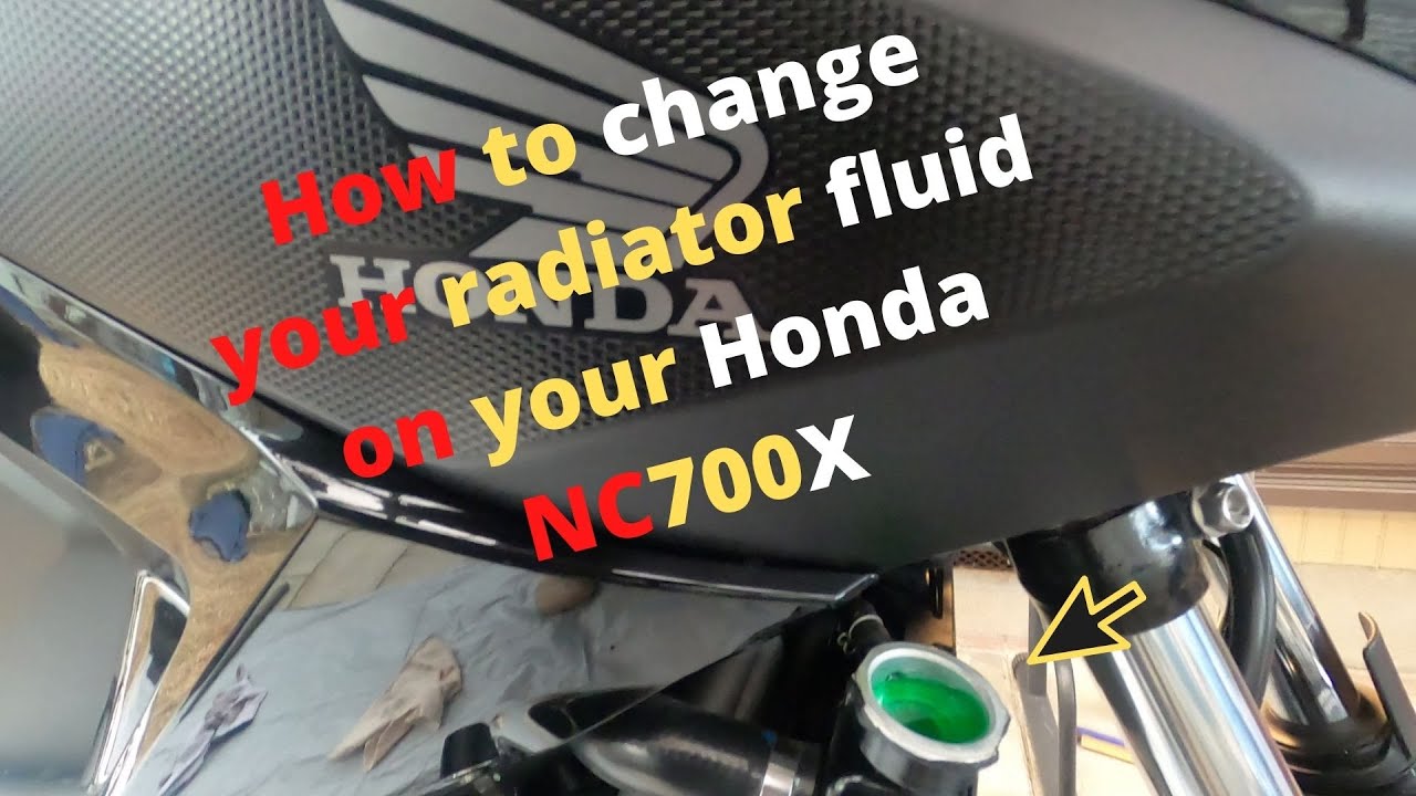 How to change your radiator fluid on your Honda NC700X. YouTube