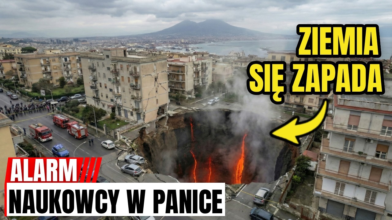 ALARM: 60 milionów m³ magmy pod Pozzuoli — „System NIGDY nie przestał działać!