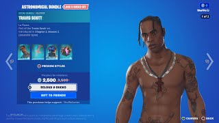 TRAVIS SCOTT IS BACK! (Fortnite Item Shop) screenshot 5