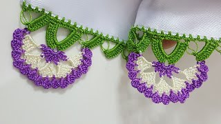 Mor Menekşe Mutfak Havlusu Yapımı