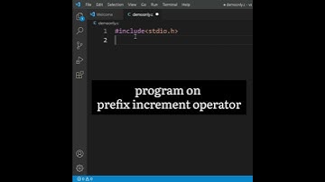 program on Prefix increment | Notes on C programming language | Luqman learning lab