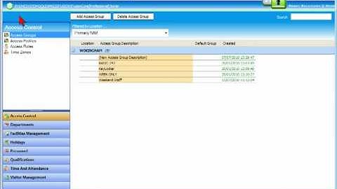 Borer Tutorial Video - Access Groups