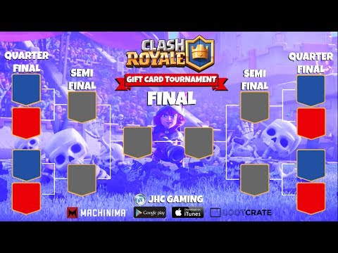 (REPLAY) GIFT CARD Bracket tournament - Clash Royale. H1Z1 later - (REPLAY) GIFT CARD Bracket tournament - Clash Royale. H1Z1 later