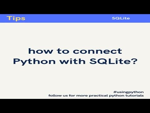 How to connect Python with SQLite ? #shorts