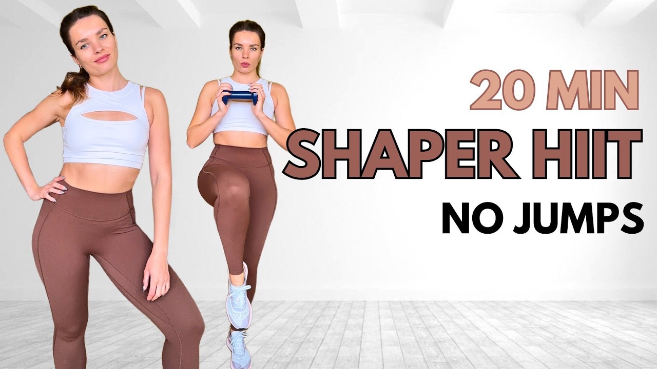 20 MIN FULL BODY SHAPER HIIT - All Standing Non Stop Workout | No Jumps FAT BURN