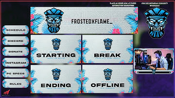 Tiki tribe in a full twitch overlay package #Phsgraphix