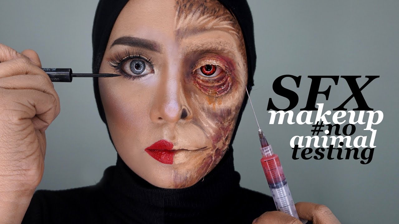 SFX Makeup Tutorial No Animal Testing Inivindy Makeup YouTube