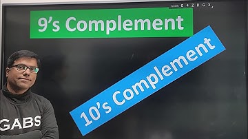 9s Complement and 10s Complement | 9s 10s Complement | 9s complement method | 10s complement method