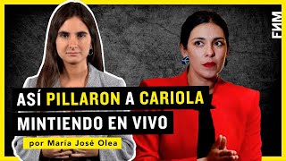 Así pillaron a Cariola mintiendo en vivo | por María José Olea