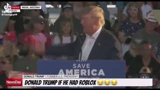 Donald Trump if he had Roblox