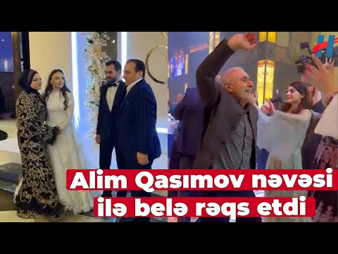 Alim Qasımov Natiq Şirinovun qızının toyunda belə rəqs etdi