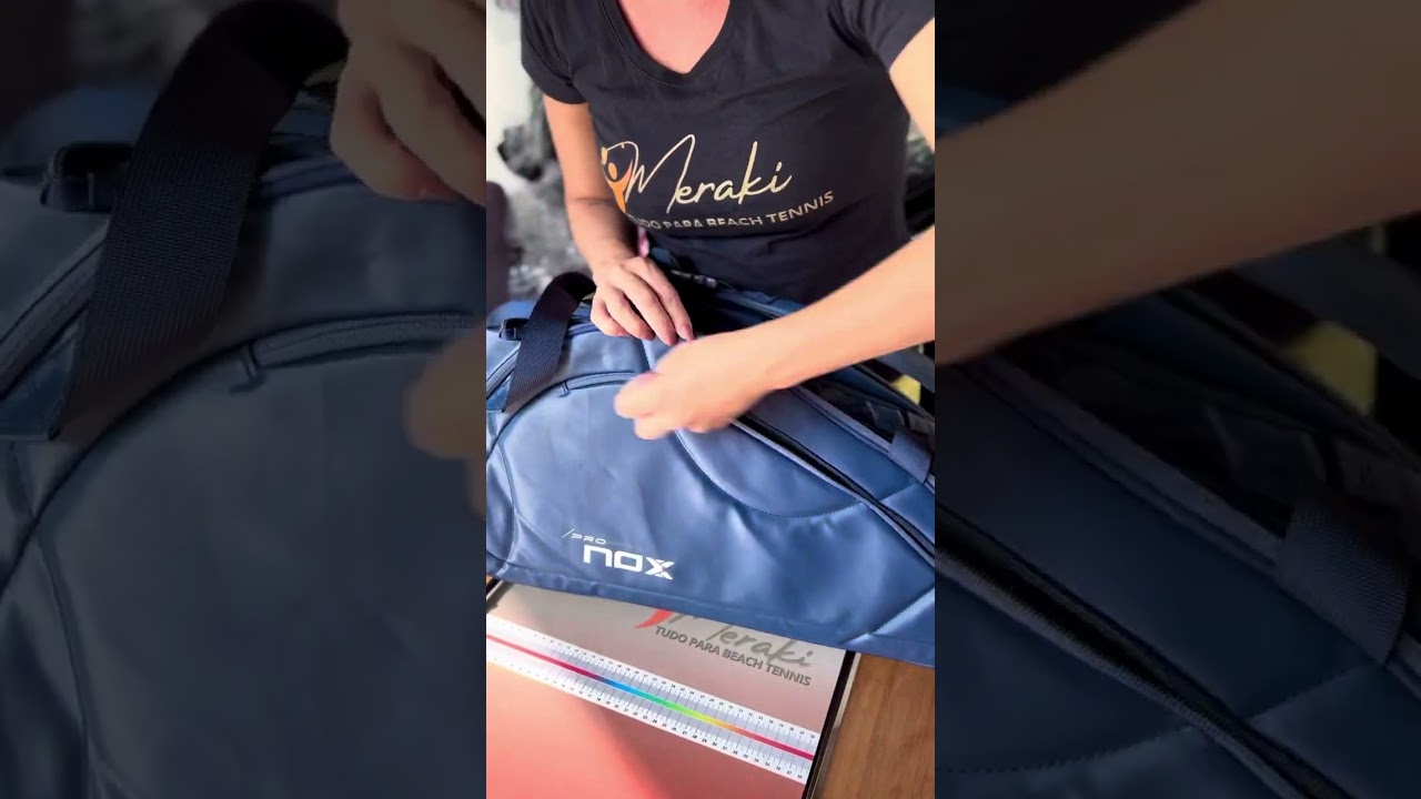 Raqueteira Nox azul marinho 