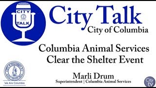 City Talk | Clear the Shelter Adoption Event
