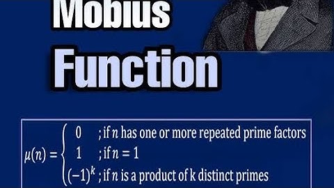 möbius function