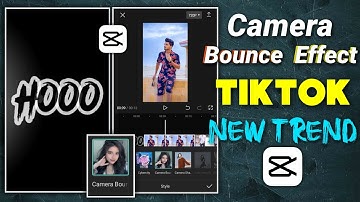 Tiktok New Trending Video Editing | Camera Bounce Effect In Capcut | Capcut New Tutorial |