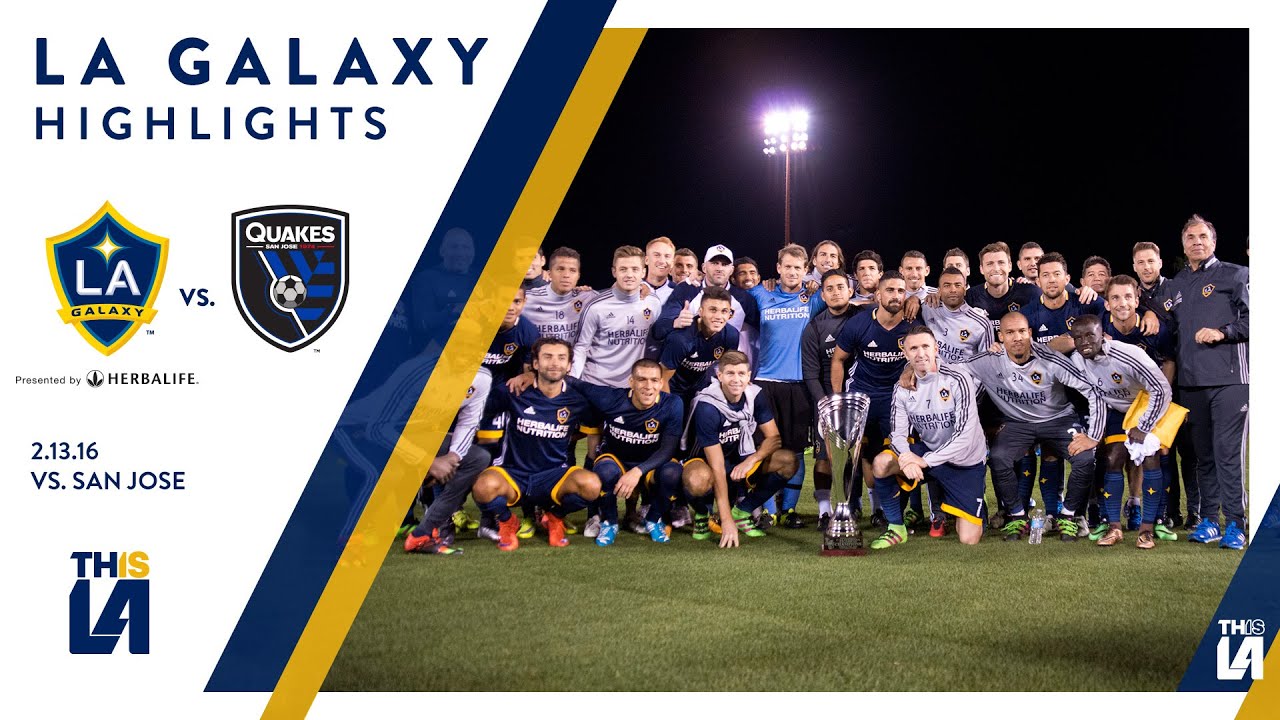HIGHLIGHTS LA Galaxy vs. San Jose Earthquakes February 13, 2016 YouTube HIGHLIGHTS LA Galaxy vs. San Jose Earthquakes February 13, 2016 YouTube