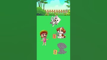 Which side is the cat number sequence? #cartoon #animation #shorts