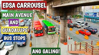 EDSA CARROUSEL AND BUS STOPS/HOW IT WORKS