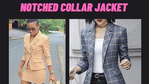How to draft a notched collar jacket|detailed and easy to understand