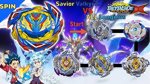 베이블레이드 버스트 다이너 마이트 DB 세이버 발키리 VS 올 롱기누스 ベイブレード Beyblade Burst DB 【Savior Valkyrie VS ALL Longinus】