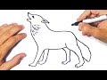 How to draw a Wolf Step by Step | Wolf Drawing Lesson