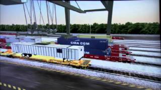 GlobalSim Intermodal Crane Simulator