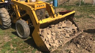 EXPLAINING how to operate a “front end loader” (how it works) ford 4500 industrial tractor
