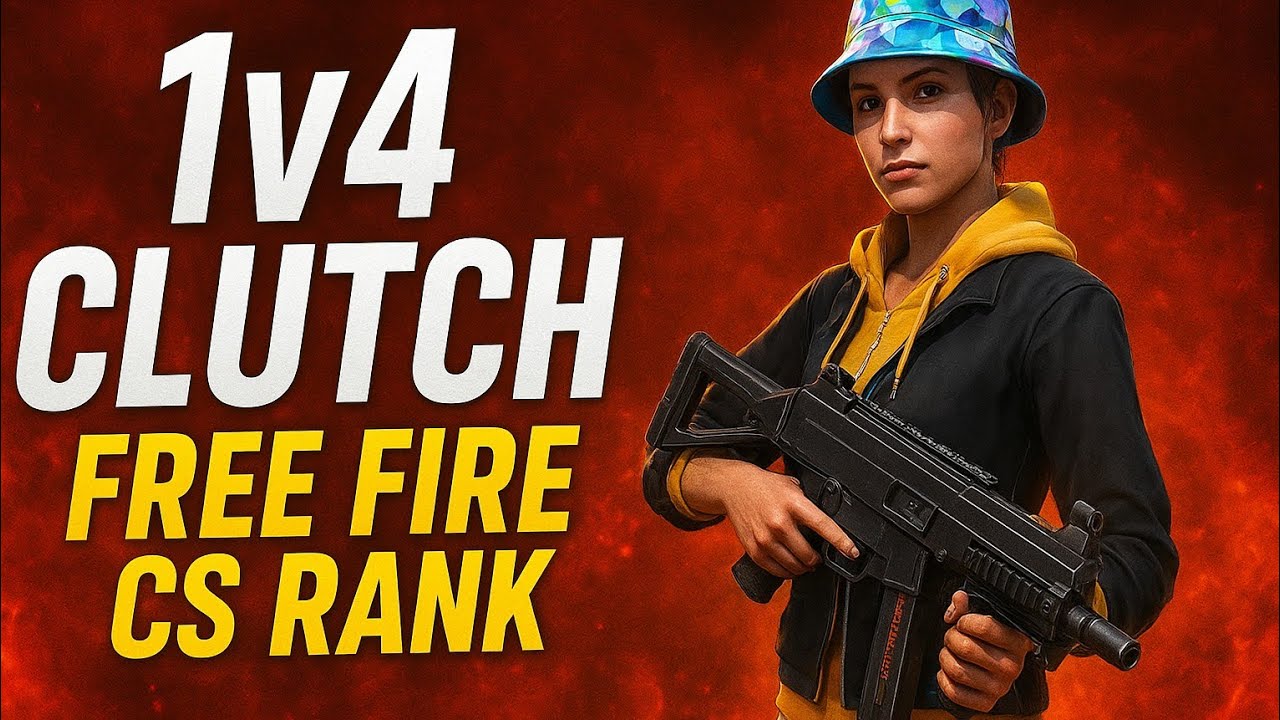 1Vs4 Clutch Moment 🔥 | Free Fire CS Rank Gameplay" - YouTube