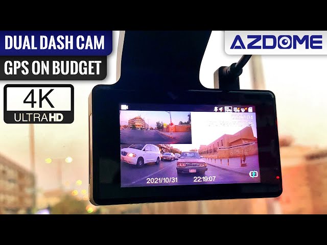 AZDome M63 Pro True 4K 64gb Wifi GPS dashcam - Dashcamdeal